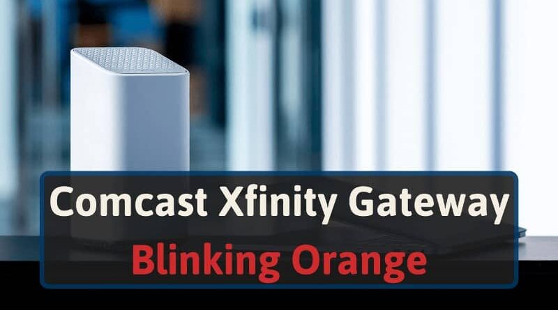 xfinity router blinking orange