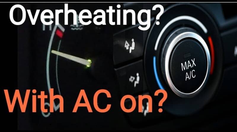 car overheats when ac is on